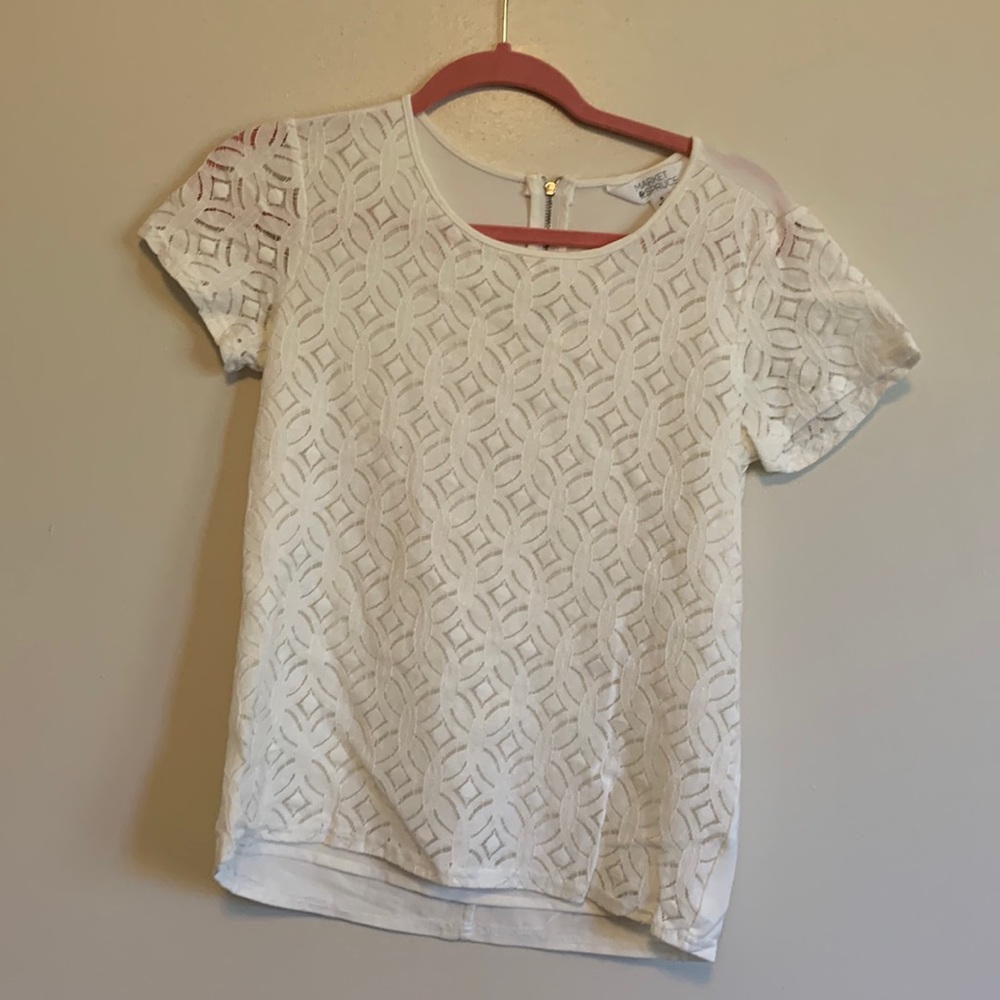 Lace Detail Top